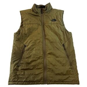 The North Face Puffer Insulated Vest Olive Green Men's Size S Gorpcore